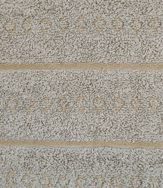 Рушник смужка бежеве Phillipus 70x140 см 1633 фото