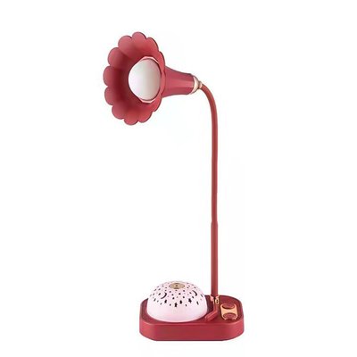 Лампа настольная аккумуляторная ночник 3.2 Вт светильник с проекцией звездного неба UP-180 Красный 1892373101 фото