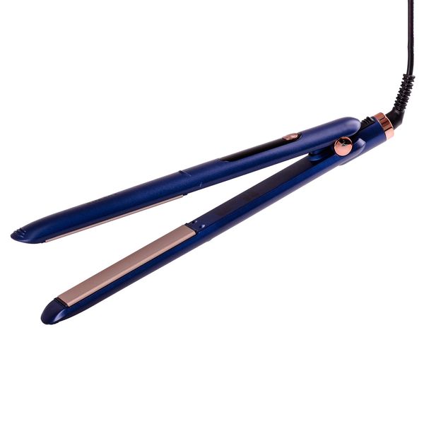 Утюжок для волос керамический 40 Вт до 530 градусов, стайлер для выравнивания волос и завивки Sokany SK-1924 Синий 2066279698 фото