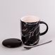 Чашка керамическая 420 мл Мрамор Черный 2030121019 фото 1