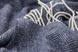 Плед Мериносовий Лабіринт синій 140 x 200 см 4141823 фото 2