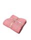 Вафельне простирадло-покривало з оборкою Піке рожеве HomeBrand 160 х 210 см 1311 фото 3