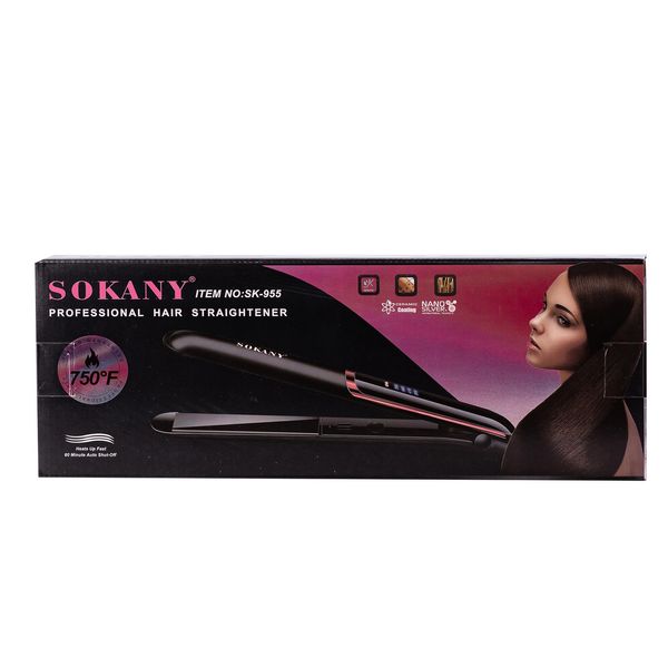 Утюжок для волос керамический 4 режима до 400 градусов, стайлер для выравнивания волос и завивки Sokany SK-955 2018845344 фото