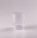 Склянка для напоїв фігурна прозора ребриста з товстого скла набір 6 шт 2025498250 фото 3