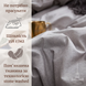 Комплект постельного белья Вареный хлопок серый Евро 1067351 фото 1