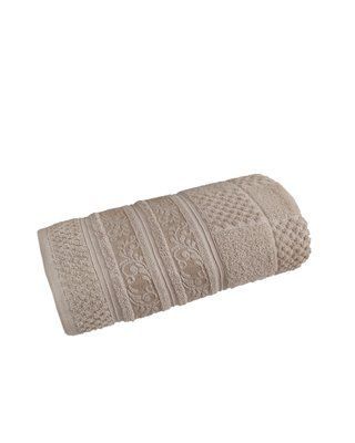 Рушник Phillipus вензель 2 св.беж HomeBrand 70x140 см 1372 фото