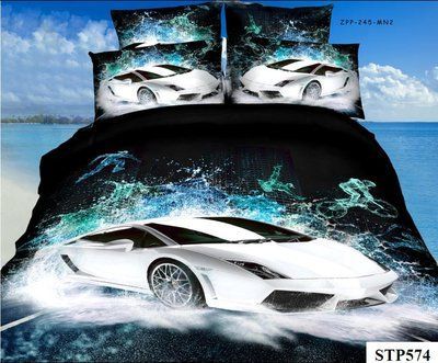 Постільна білизна 3D Ралі STP574 Love You Сімейні 1069192 фото