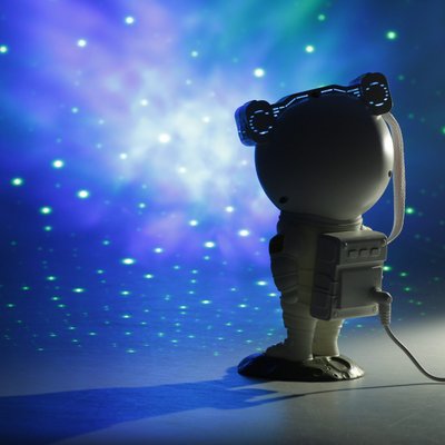 Проектор нічник Космонавт із проекцією зоряного неба з пультом і USB 2078344742 фото