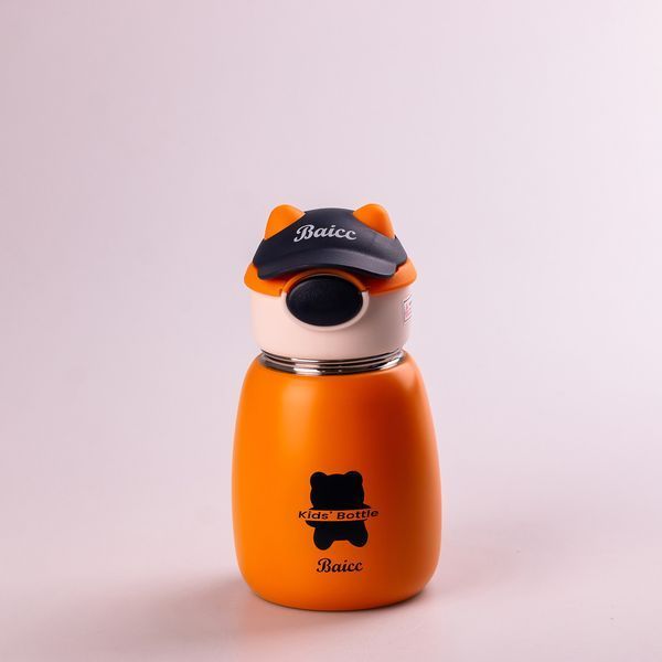 Термос дитячий з поїльником Baicc Kids Bottle 500ml термос із трубочкою для дітей Жовтогарячий 2030736961 фото