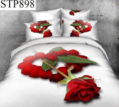 Комплект постельного белья 3D Симпатия STP898 Полуторные 1068194 фото
