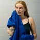Дорожній спортивний рушник Love You з мікрофібри з чохлом Синій 50х90 2912848 фото 6