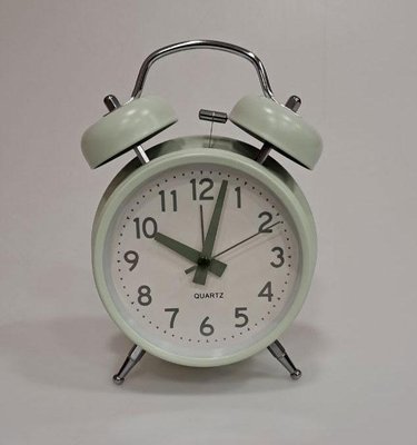 Годинник будильник Clock на батарейці АА настільний годинник з будильником 2041276295 фото