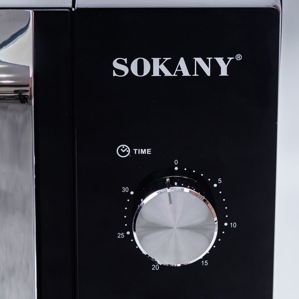 Мікрохвильова піч електрична настільна Sokany 1400 Вт 30 л з таймером для дому. 2085313351 фото