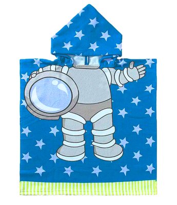 Детское банное полотенце с капюшоном Космонавт HomeBrand 1853 фото