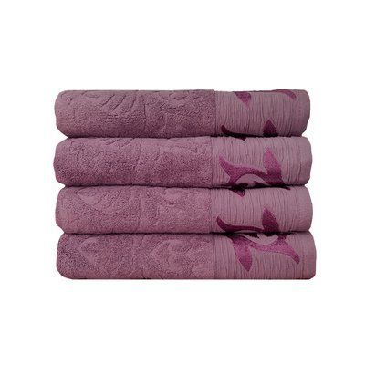 Рушник тем.рожевий HomeBrand 70x140 см 1514 фото