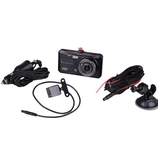 Автомобильный видеорегистратор на 2 камеры аккумуляторный ночного видения 1891687968 фото