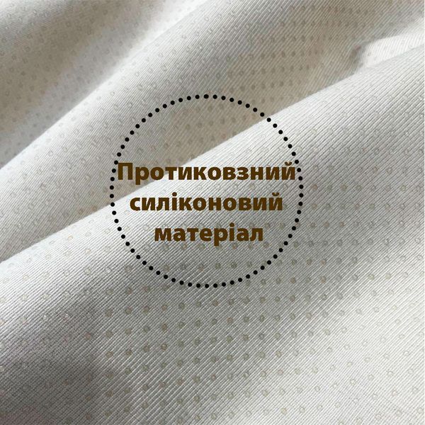 Накидка для м'яких меблів 90х160 см сіра хутряна Love You 2181 фото