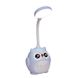 Лампа настільна дитяча акумуляторна з USB 4.2 Вт сенсорний настільний світильник Сова CS-289 Синій 1892236491 фото 1
