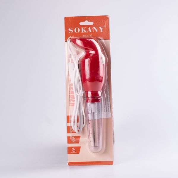 Капучинатор Sokany SK-1733 ручной 25W Красный 2066256734 фото