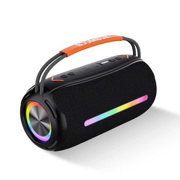 Портативна колонка Bluetooth бездротова з підсвічуванням акумулятор USB 2400 mah AUX BOOMBOX 360 1891730465 фото