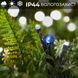 Гірлянда нитка 14м на 161 LED лампочок світлодіодна чорний провід 8 режимів роботи Синій 1960063053 фото 3