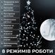 Гирлянда нить 14м на 161LED лампочек светодиодная черный провод 8 режимов работы Белый 1960063054 фото 5