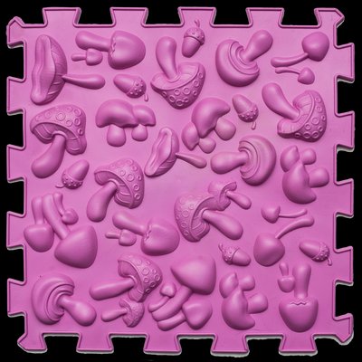 Масажний килимок для дітей Пазли Мікс Гриби 1 елемент 09223 фото