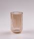 Склянка для напоїв висока фігурна прозора ребриста з товстого скла набір 6 шт Tea Color 2026398305 фото 2