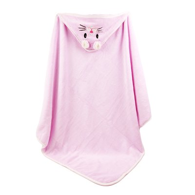 Детское полотенце-уголок с вышивкой светло-сиреневый HomeBrand 2300 фото