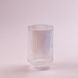 Склянка для напоїв висока фігурна прозора ребриста з товстого скла набір 6 шт Rainbow 2026398306 фото 2