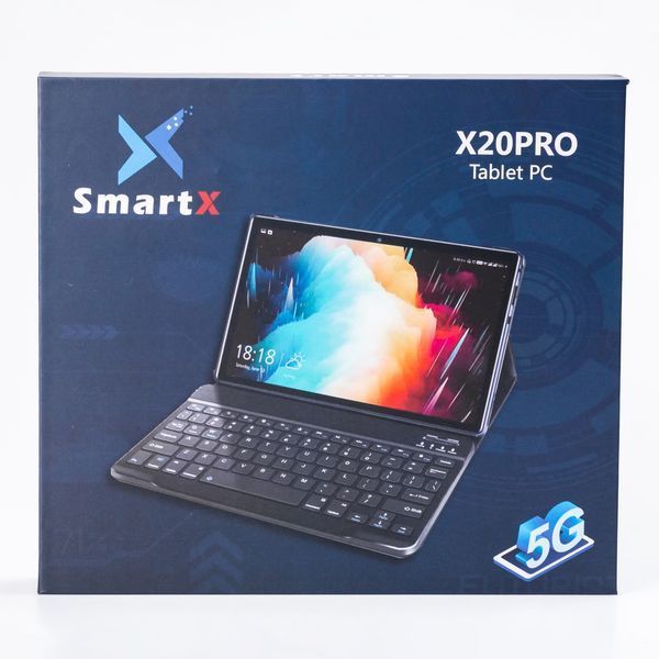 Планшет з клавіатурою 64 GB діагональ 10.1" процесор MediaTek 1300 mhz Smart X20 pro Синий 2089153406 фото