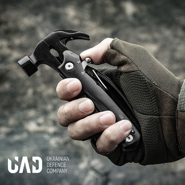 Мультитул-молоток UAD HammerForce 12 інструментів Чорний 1573 фото