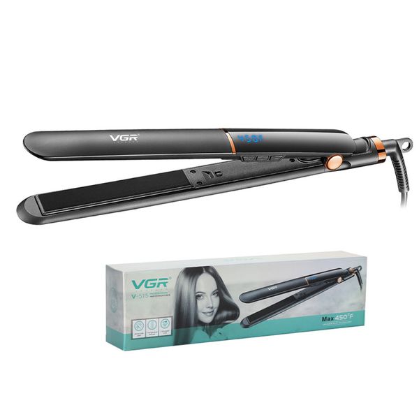 Утюжок для волос керамический с ЖК дисплеем, стайлер для выравнивания волос и завивки VGR V-515 1884859222 фото