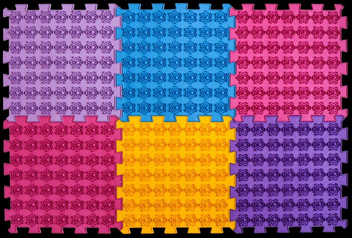 Акупунктурный массажный коврик Лотос 6 элементов 09533 фото