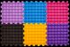 Акупунктурный массажный коврик Лотос 6 элементов 09533 фото 2