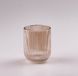 Склянка для напоїв фігурна прозора ребриста з товстого скла набір 6 шт Tea Color 2026402939 фото 2