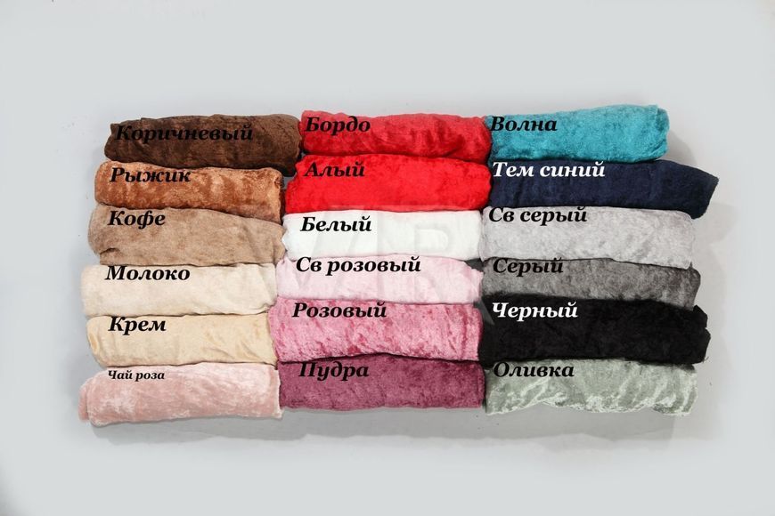 Чехол натяжной на стул велюр Турция красный G-0052 фото