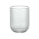 Склянка для напоїв фігурна прозора ребриста з товстого скла набір 6 шт Rainbow 2026402940 фото 2