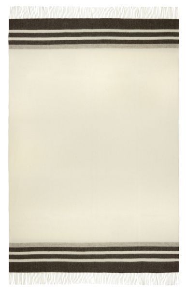 Плед з екологічної вовни білий-айворі кор.беж Love You 140 x 220 см 419704 фото
