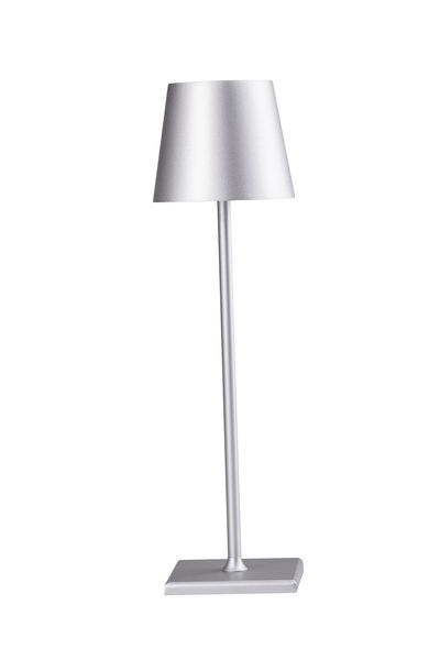 Лампа настільна акумуляторна в скандинавському стилі 5 Вт 5200mA настільний світильник Сірий 2041537693 фото