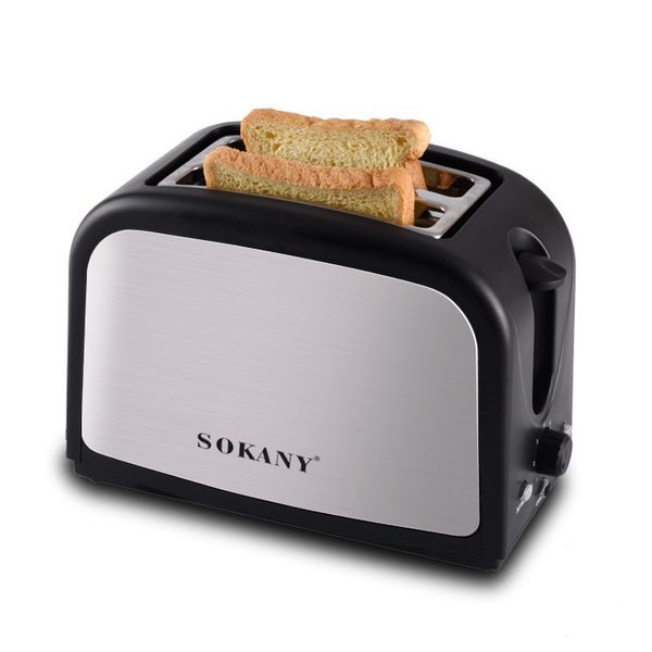 Тостер для хліба 7 температурних режимів на 2 скибочки з підігрівом 800 Вт Sokany HJT-008s 1936690094 фото