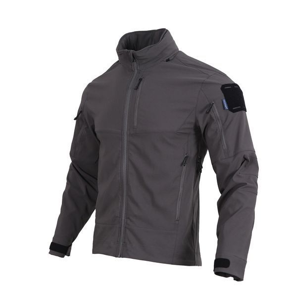 Куртка вітровка Emerson Blue label fog windproof soft-shell Сіра S 2721702 фото