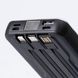 Повербанк 10000 mАh беспроводная зарядка USB Туре-С/Lightning 4 встроенных кабеля 2077122166 фото 4
