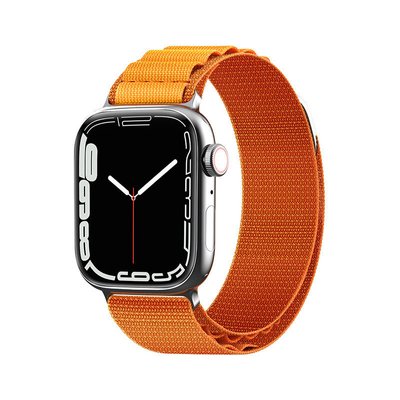 Ремешок Watch Ocean Band к часам SmartX Ultra / Apple Watch крепление на 42/44/45/49 мм Оранжевый 1875882218 фото