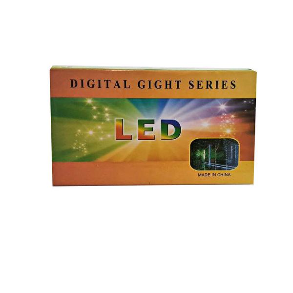 Гирлянда Водопад 3х2 м 210 LED (480 L) лампочек светодиодная прозрачный провод 10 нитей 8 режимов 1961070648 фото