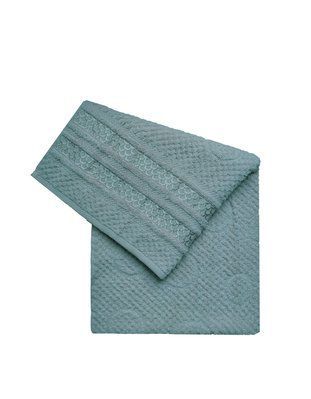 Рушник Phillipus лусочки сіро-зелений HomeBrand 70x140 см 1309 фото