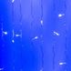 Гирлянда Водопад 3х2 м 210 LED (480 L) лампочек светодиодная прозрачный провод 10 нитей 8 режимов Синий 1961070651 фото 2