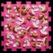 Коврик массажный Ортек Пазлы Грибы Цветные Розовый 1 элемент 11085 фото