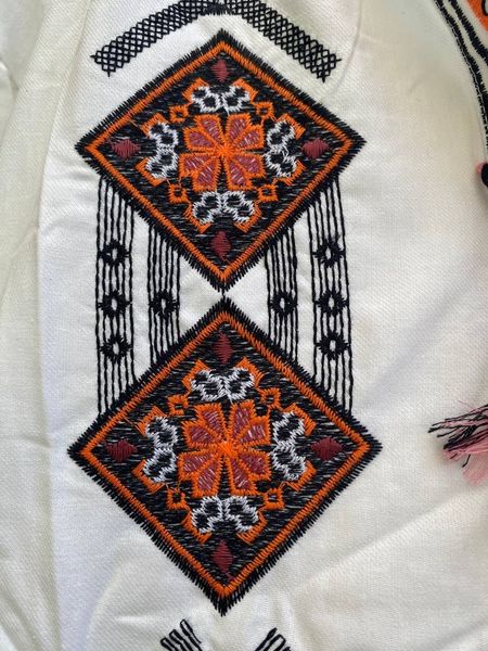 Сукня плаття вишиванка з поясом в українськими орнаментами S A-006008 фото