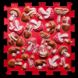 Коврик массажный Ортек Пазлы Грибы Цветные Красный 1 элемент 11084 фото